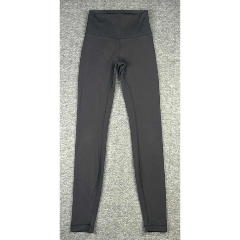 Lululemon Align High-Rise Pant 28 Black Gray Yoga Leggings Size 4 LW5BEZS - Picture 1 of 7